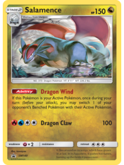 Pokemon Salamence (SM140) Lightly Played Holofoil