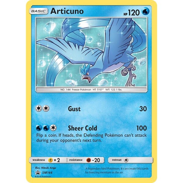 Pokemon Articuno (SM144) Lightly Played Holofoil