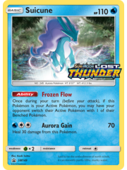 Pokemon Suicune (Prerelease) (SM149) Lightly Played Holofoil