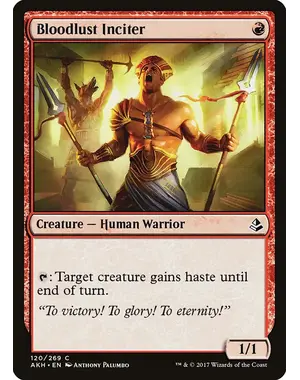 Magic: The Gathering Bloodlust Inciter (120) Near Mint