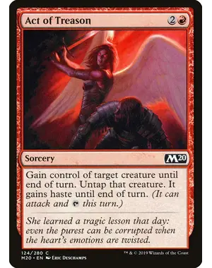Magic: The Gathering Act of Treason (124) Near Mint