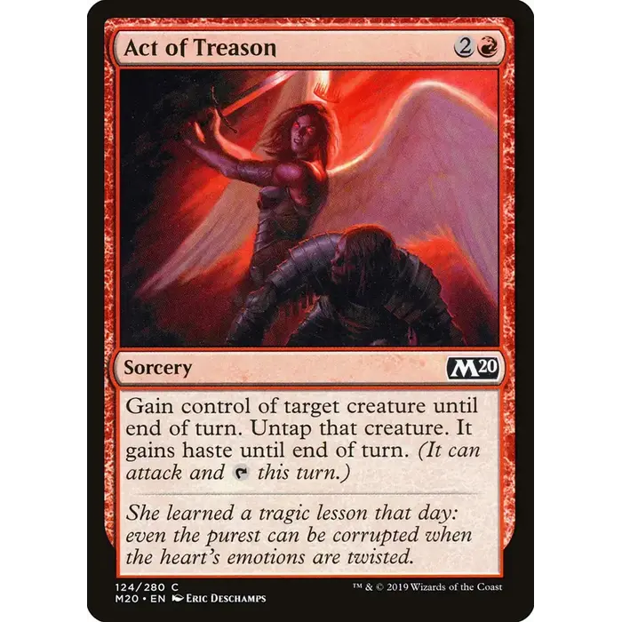 Magic: The Gathering Act of Treason (124) Near Mint