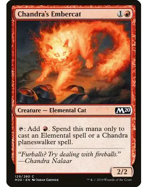 Magic: The Gathering Chandra's Embercat (129) Near Mint