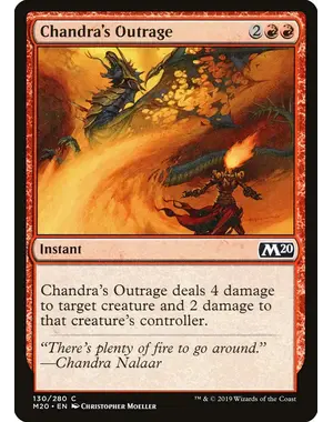 Magic: The Gathering Chandra's Outrage (130) Near Mint