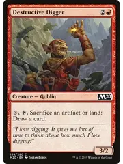 Magic: The Gathering Destructive Digger (134) Near Mint