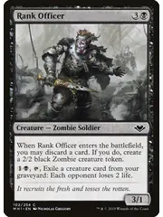 Magic: The Gathering Rank Officer (102) Near Mint