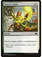 Magic: The Gathering Nature's Chant (210) Near Mint