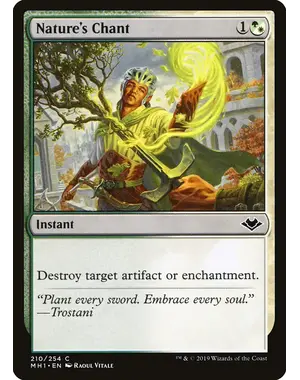 Magic: The Gathering Nature's Chant (210) Near Mint