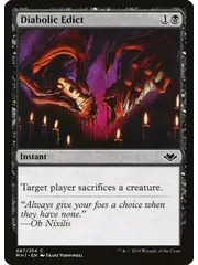 Magic: The Gathering Diabolic Edict (87) Near Mint