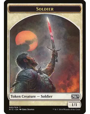 Magic: The Gathering Soldier Token (2) Near Mint