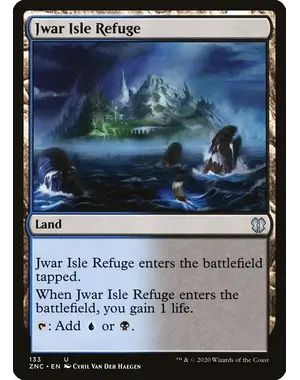 Magic: The Gathering Jwar Isle Refuge (215) Near Mint