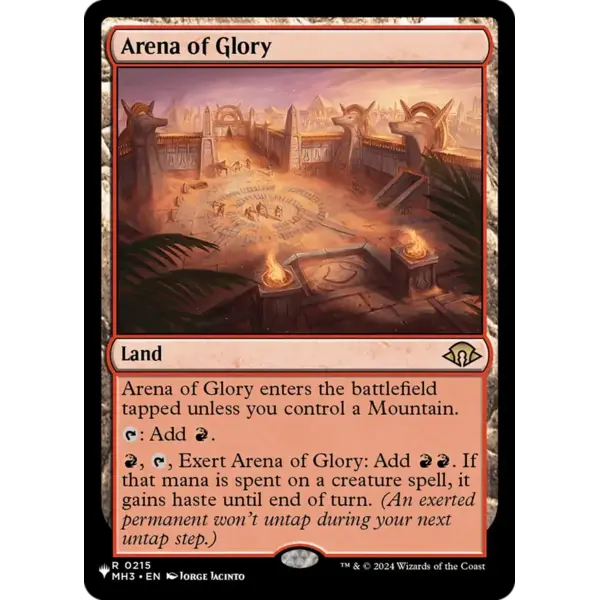 Magic: The Gathering Arena of Glory (LIST) 215) Lightly Played