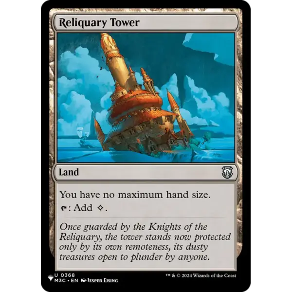 Magic: The Gathering Reliquary Tower (M3C) (368) Lightly Played