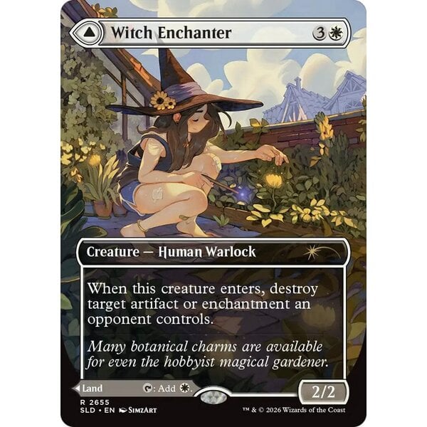 Magic: The Gathering Witch Enchanter // Witch-Blessed Meadow (2655) Near Mint