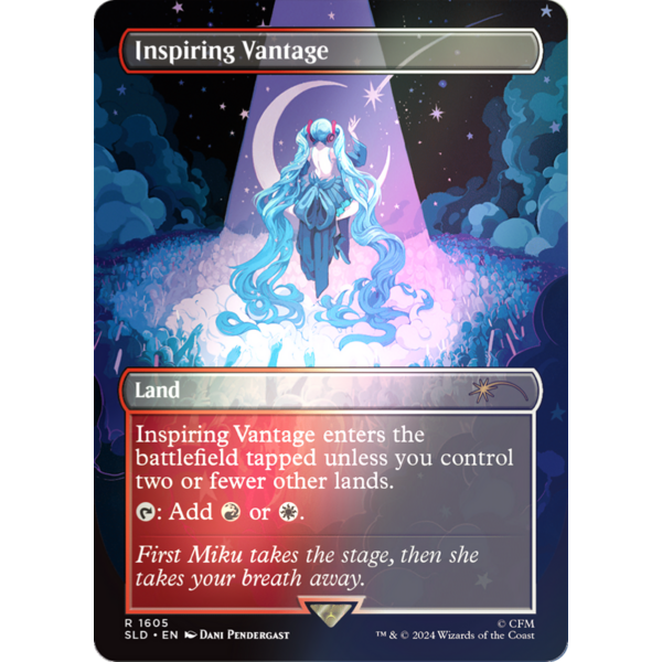 Magic: The Gathering Inspiring Vantage (Rainbow Foil) (1605) Lightly Played Foil