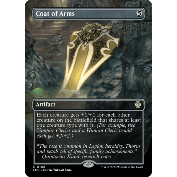 Magic: The Gathering Coat of Arms (Borderless) (108) Lightly Played