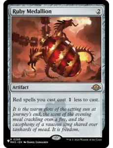 Magic: The Gathering Ruby Medallion (LIST) (295) Lightly Played