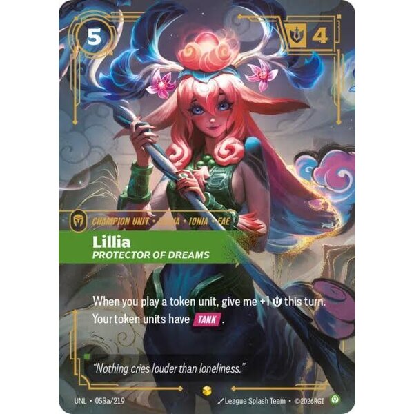UVS Games Lillia, Protector of Dreams (Alternate Art) (058a) Near Mint Foil
