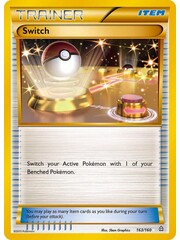 Pokemon Switch (Secret Rare) (163) Damaged Holofoil