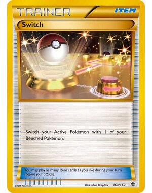 Pokemon Switch (Secret Rare) (163) Damaged Holofoil