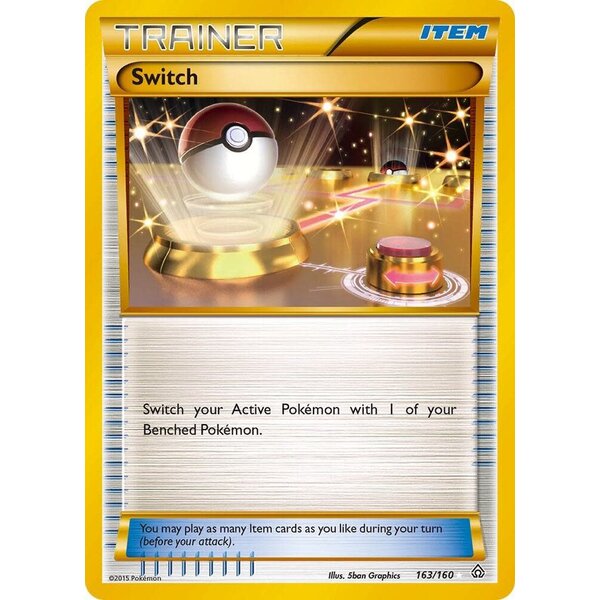 Pokemon Switch (Secret Rare) (163) Damaged Holofoil