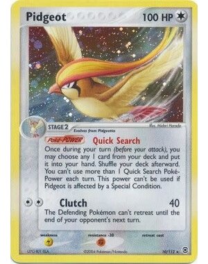 Pokemon Pidgeot (010) Moderately Played Holofoil