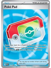 Pokemon Poke Pad (113) Lightly Played Holofoil