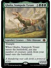 Magic: The Gathering Ghalta, Stampede Tyrant (185) Near Mint Foil
