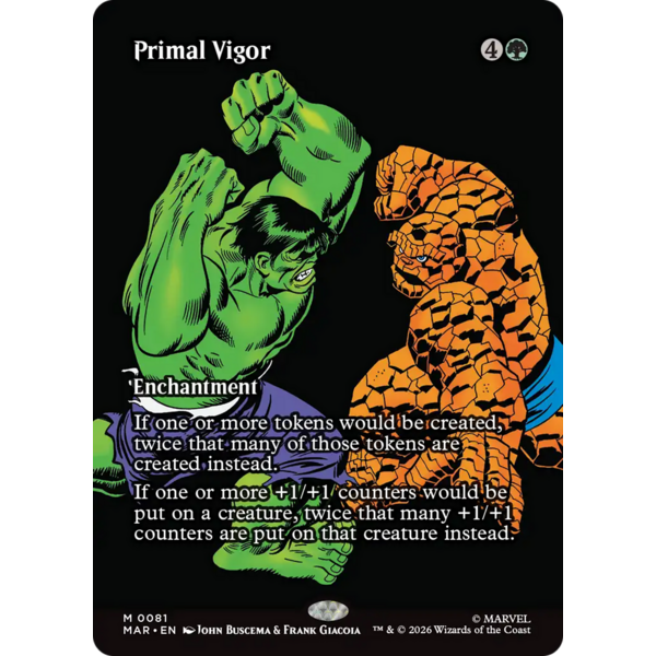 Magic: The Gathering Primal Vigor (Borderless) (081) Lightly Played