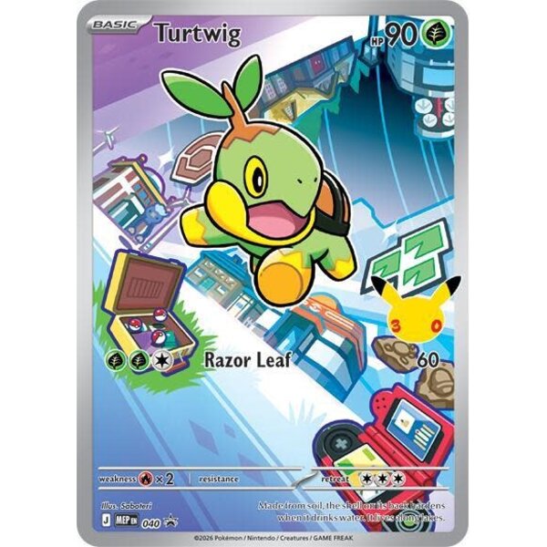 Pokemon Turtwig (040) Lightly Played Holofoil