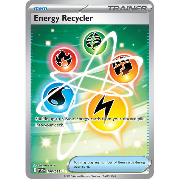 Pokemon Energy Recycler (108) Lightly Played Holofoil