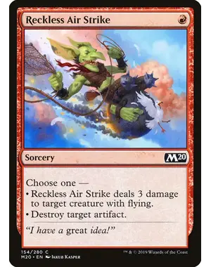 Magic: The Gathering Reckless Air Strike (154) Near Mint