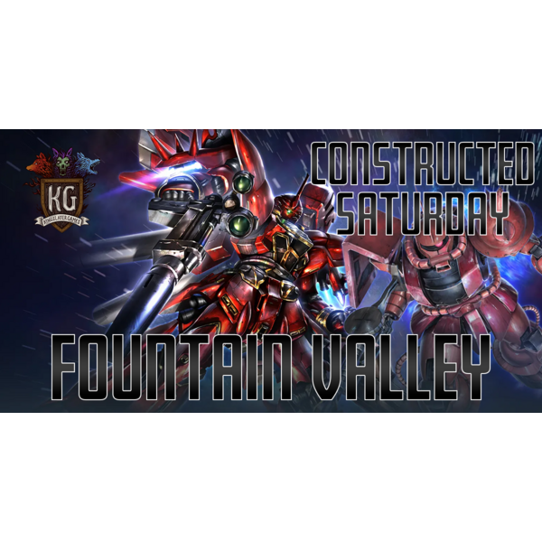 Bandai 10/17/26 Fountain Valley Gundam Constructed Saturday 12 PM