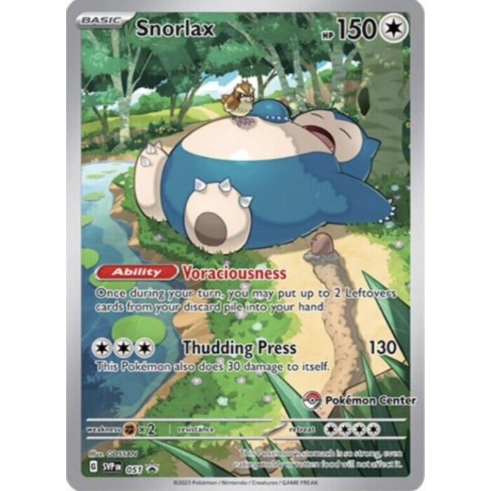 Pokemon Snorlax (Pokemon Center Exclusive) (051) Near Mint Holofoil