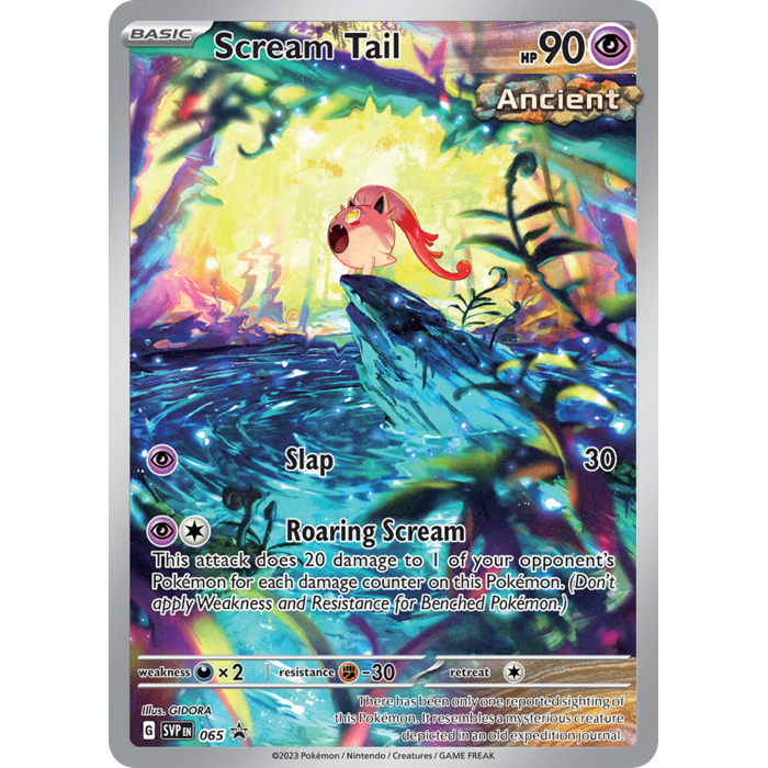 Pokemon Scream Tail (065) Near Mint Holofoil