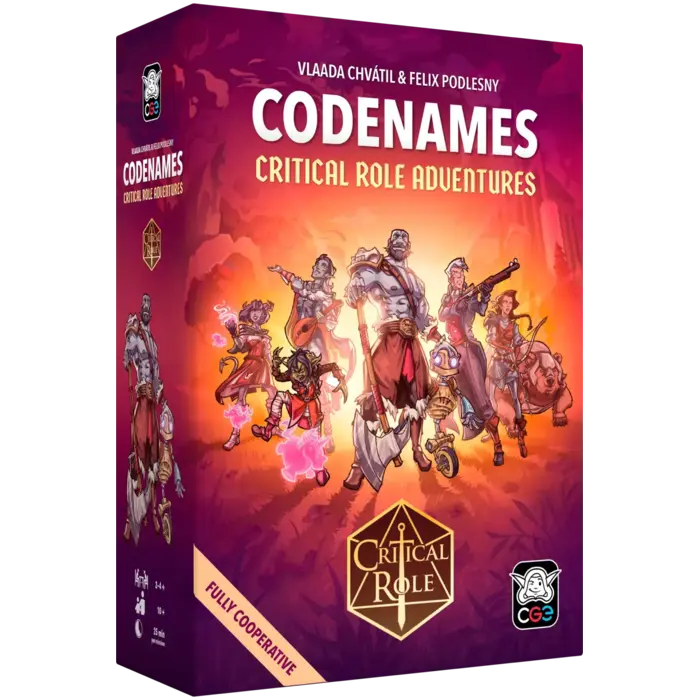 Czech Games Edition CODENAMES: Critical Role Adventures