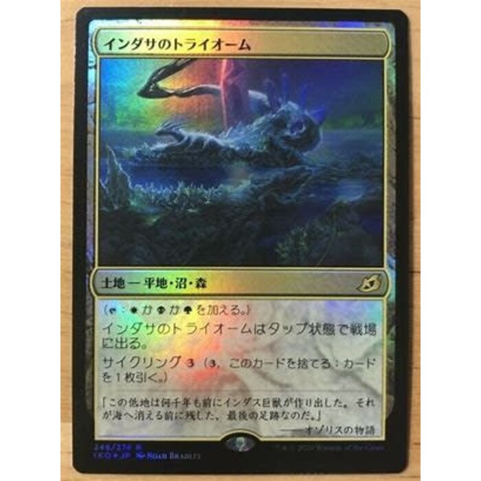 Magic: The Gathering Indatha Triome (248) Lightly Played Foil