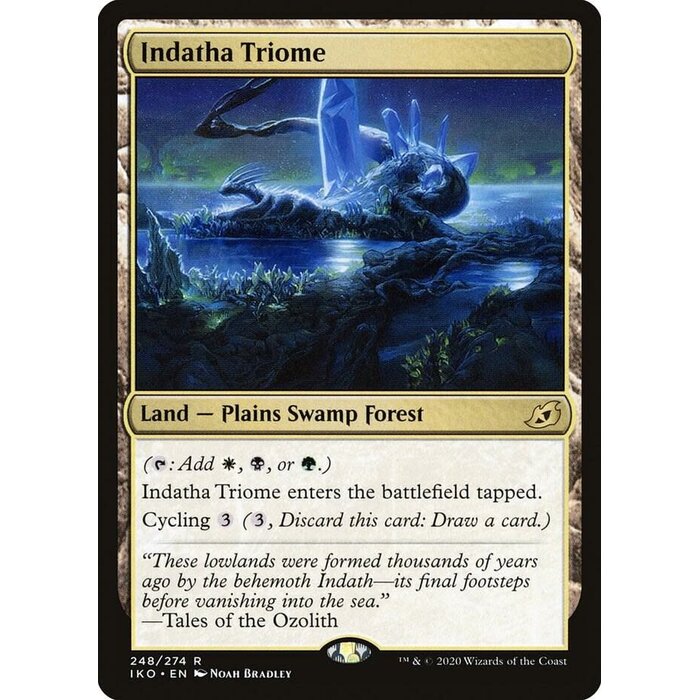 Magic: The Gathering Indatha Triome (248) Lightly Played Foil