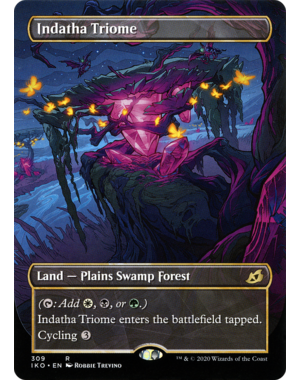Magic: The Gathering Indatha Triome (Showcase) (309) Lightly Played