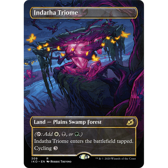 Magic: The Gathering Indatha Triome (Showcase) (309) Lightly Played