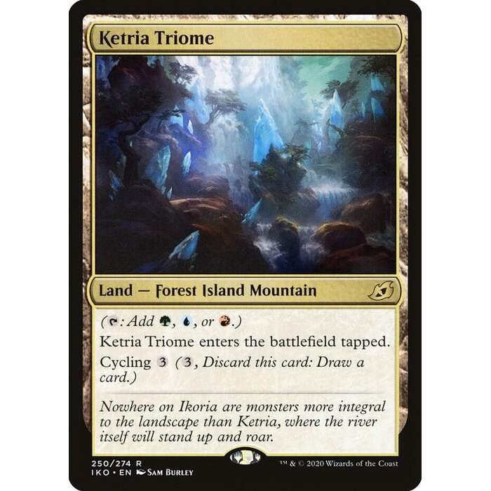 Magic: The Gathering Ketria Triome (250) Lightly Played Foil