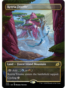 Magic: The Gathering Ketria Triome (Showcase) (310) Lightly Played