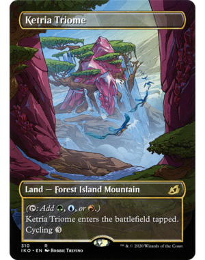 Magic: The Gathering Ketria Triome (Showcase) (310) Lightly Played