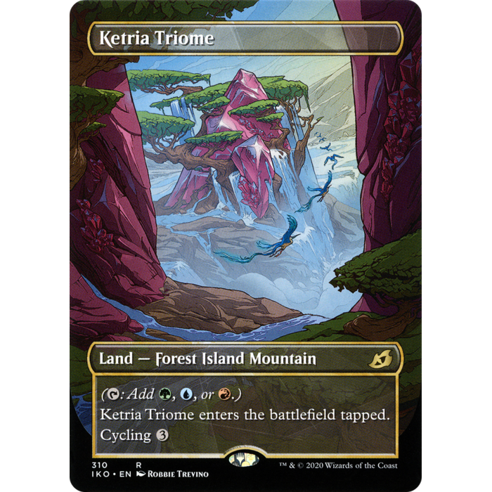 Magic: The Gathering Ketria Triome (Showcase) (310) Lightly Played