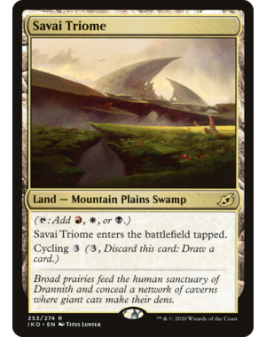 Magic: The Gathering Savai Triome (253) Lightly Played