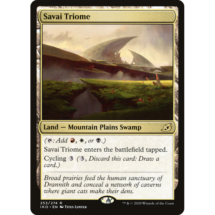 Magic: The Gathering Savai Triome (253) Lightly Played