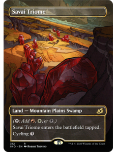 Magic: The Gathering Savai Triome (Showcase) (312) Lightly Played