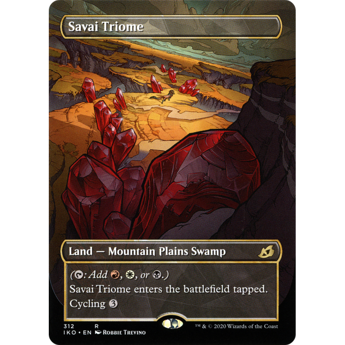 Magic: The Gathering Savai Triome (Showcase) (312) Lightly Played
