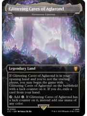 Magic: The Gathering Glittering Caves of Aglarond - Gemstone Caverns (Borderless) (364) Lightly Played Foil
