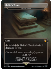 Magic: The Gathering Balin's Tomb - Ancient Tomb (Borderless) (357) Near Mint Foil